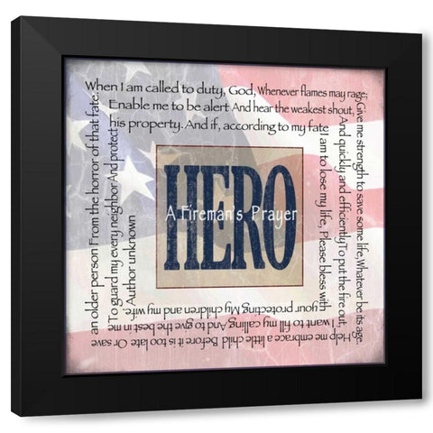 Prayer Black Modern Wood Framed Art Print by Wolk, Lisa