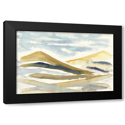 Crossing Hills Black Modern Wood Framed Art Print with Double Matting by Lee, Judson