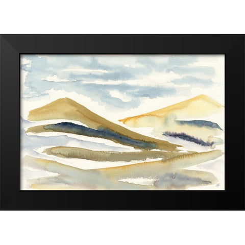 Crossing Hills Black Modern Wood Framed Art Print by Lee, Judson