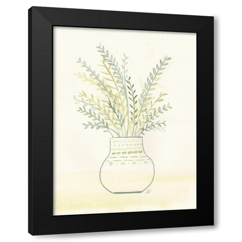 Fern Arrangement Black Modern Wood Framed Art Print by Lee, Judson