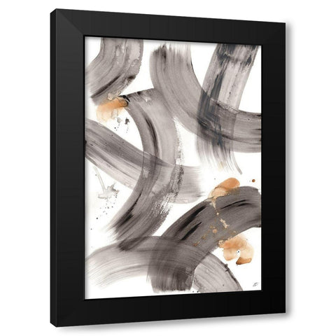 Gold Overlay Black Modern Wood Framed Art Print by Lee, Judson