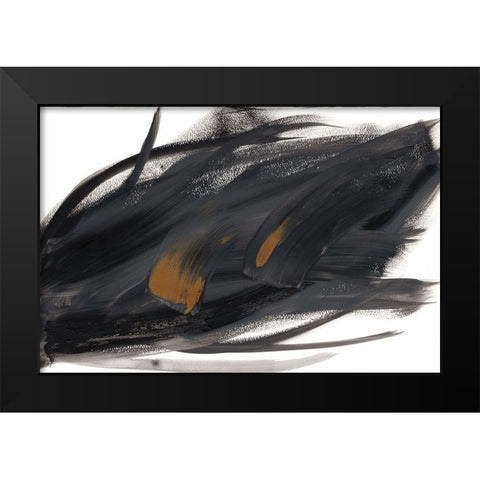 Gold Overlay IV Black Modern Wood Framed Art Print by Lee, Judson