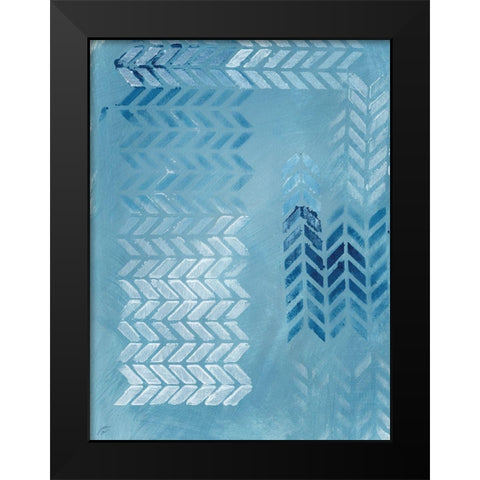 Tire Tracks I Black Modern Wood Framed Art Print by Lee, Judson