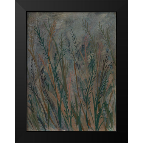 Green Mash Grass II Black Modern Wood Framed Art Print by Lee, Judson