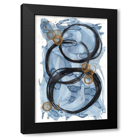 Sketch Circles II Black Modern Wood Framed Art Print by Lee, Judson