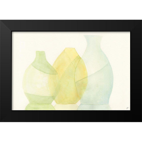 Light Reflections Black Modern Wood Framed Art Print by Lee, Judson