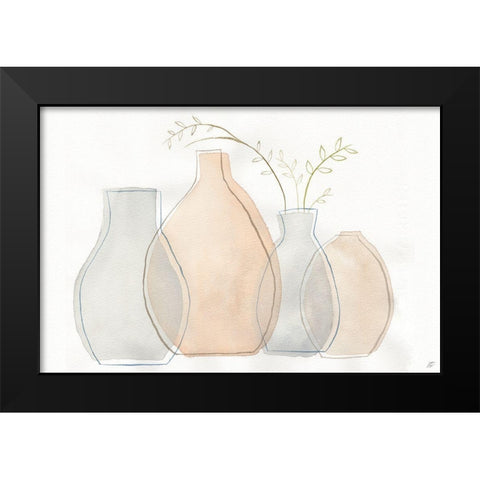 Sketch Arrangement Black Modern Wood Framed Art Print by Lee, Judson