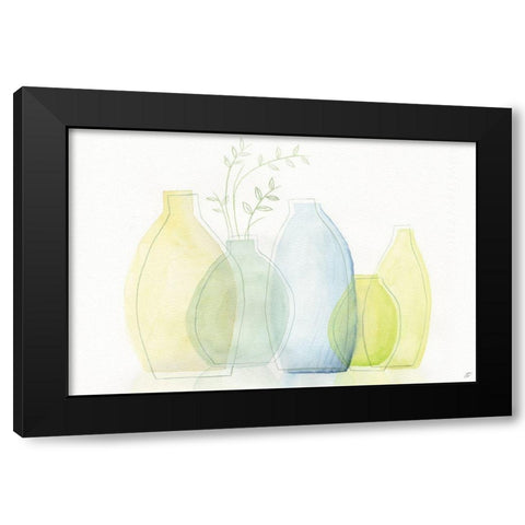 Transparent Glass Black Modern Wood Framed Art Print by Lee, Judson