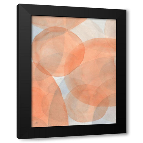 Bubble Water II Black Modern Wood Framed Art Print with Double Matting by Lee, Judson