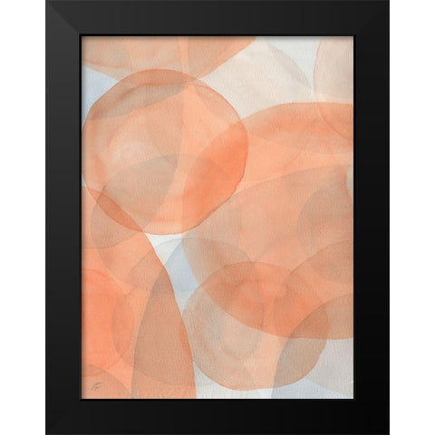 Bubble Water II Black Modern Wood Framed Art Print by Lee, Judson