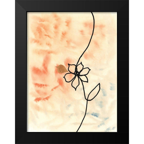 Textured Flower I Black Modern Wood Framed Art Print by Lee, Judson