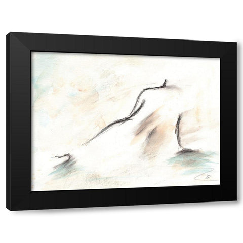 Relaxed Female II Black Modern Wood Framed Art Print by Lee, Judson