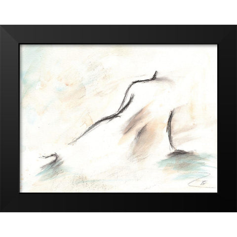 Relaxed Female II Black Modern Wood Framed Art Print by Lee, Judson