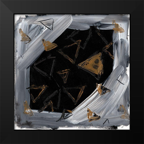 Triangle Wonder II Black Modern Wood Framed Art Print by Lee, Judson