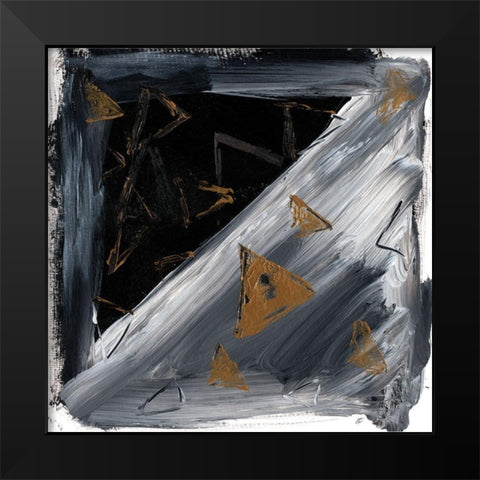 Triangle Wonder III Black Modern Wood Framed Art Print by Lee, Judson