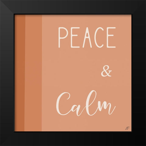 Peace and Calm Black Modern Wood Framed Art Print by Lee, Judson