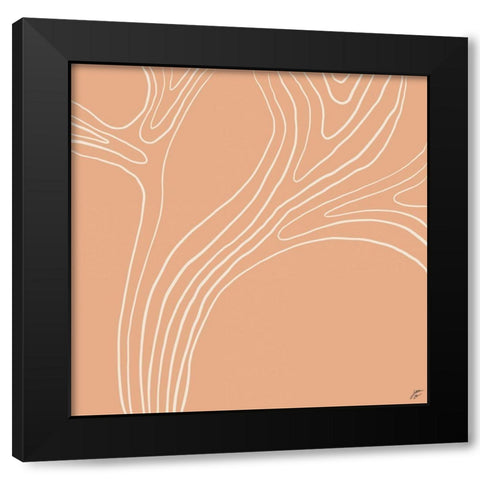 Tree Up II Black Modern Wood Framed Art Print with Double Matting by Lee, Judson