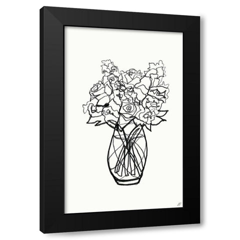 Floral Arrangement I Black Modern Wood Framed Art Print by Lee, Judson