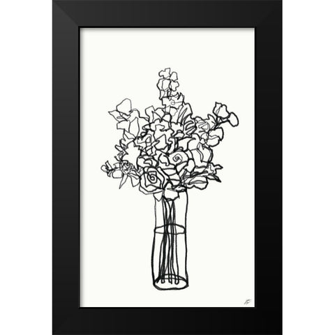 Floral Arrangement II Black Modern Wood Framed Art Print by Lee, Judson