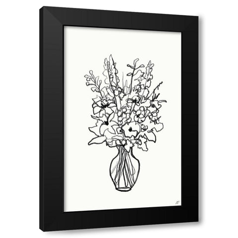 Floral Arrangement III Black Modern Wood Framed Art Print by Lee, Judson