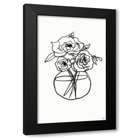 Floral Arrangement VI Black Modern Wood Framed Art Print by Lee, Judson
