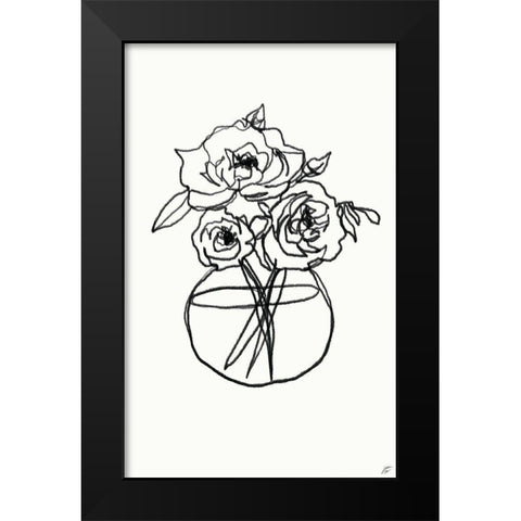 Floral Arrangement VI Black Modern Wood Framed Art Print by Lee, Judson