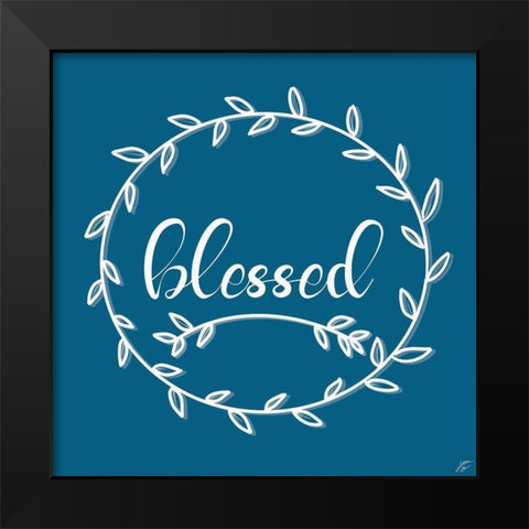 Blessed Black Modern Wood Framed Art Print by Lee, Judson