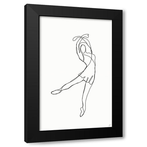 Ballerina IV Black Modern Wood Framed Art Print by Lee, Judson