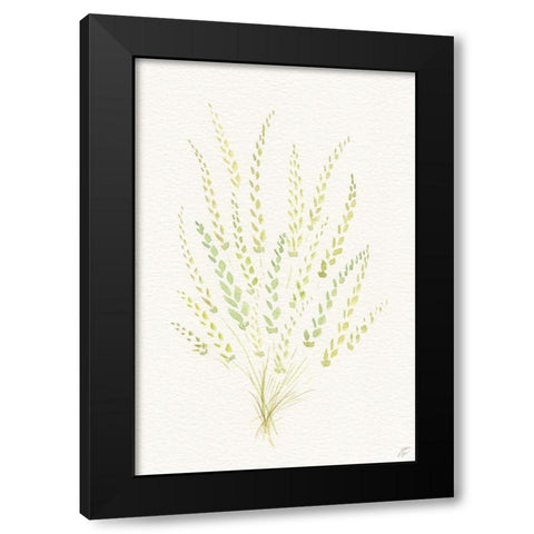 Dried Green Bundle Black Modern Wood Framed Art Print by Lee, Judson