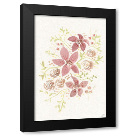 Little Arrangement Black Modern Wood Framed Art Print with Double Matting by Lee, Judson