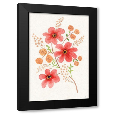 Open Arrangement Black Modern Wood Framed Art Print with Double Matting by Lee, Judson