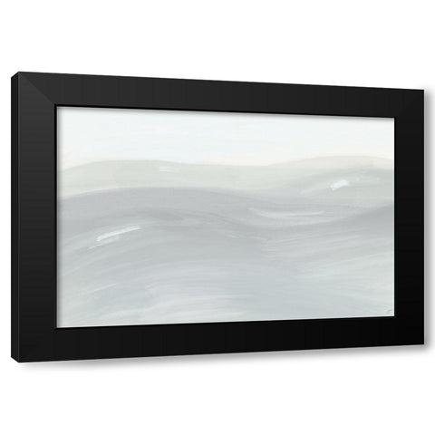 Neutral Hills Black Modern Wood Framed Art Print with Double Matting by Lee, Judson