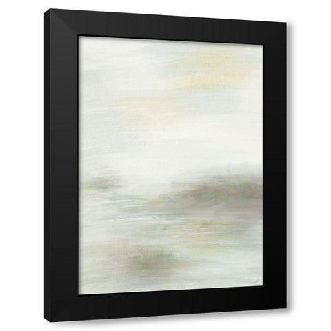 Gentle Green Good Black Modern Wood Framed Art Print by Lee, Judson