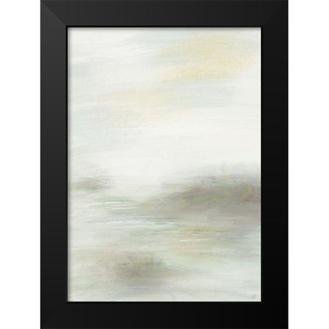 Gentle Green Good Black Modern Wood Framed Art Print by Lee, Judson