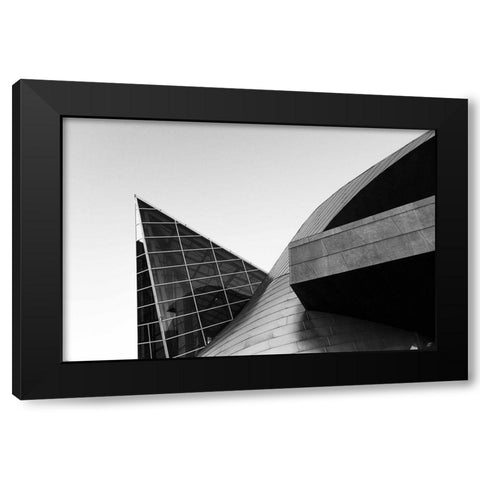Glass and Metal Black Modern Wood Framed Art Print by Lee, Judson