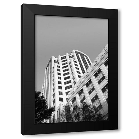 Look Tall Black Modern Wood Framed Art Print with Double Matting by Lee, Judson