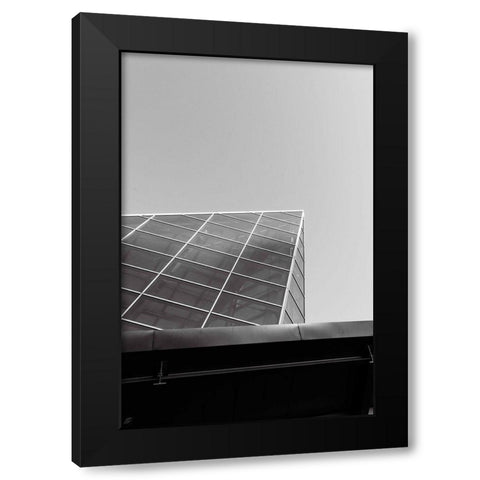 Look Tall II Black Modern Wood Framed Art Print with Double Matting by Lee, Judson