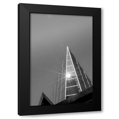 Look Tall III Black Modern Wood Framed Art Print with Double Matting by Lee, Judson