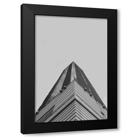 Look Tall IV Black Modern Wood Framed Art Print with Double Matting by Lee, Judson