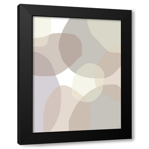 Beach Glass Black Modern Wood Framed Art Print with Double Matting by Lee, Judson