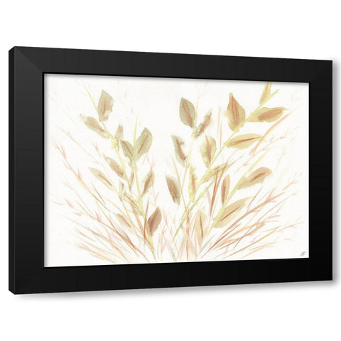 Grass Black Modern Wood Framed Art Print with Double Matting by Lee, Judson