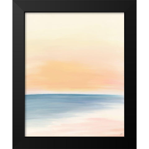 Soft Sunset Black Modern Wood Framed Art Print by Lee, Judson