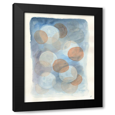 Many Moon Black Modern Wood Framed Art Print by Lee, Judson