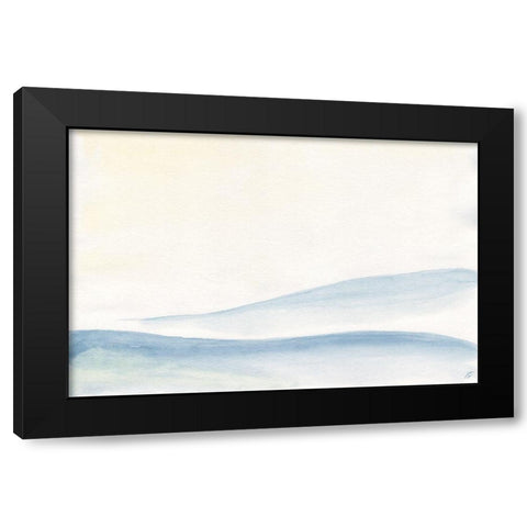 Two Soft Hills Black Modern Wood Framed Art Print with Double Matting by Lee, Judson