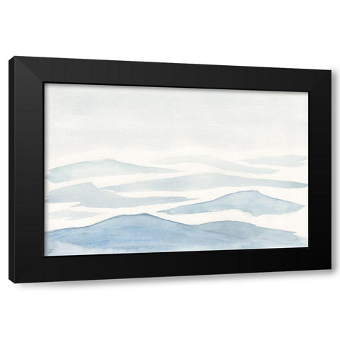 Smokey Hills Black Modern Wood Framed Art Print by Lee, Judson