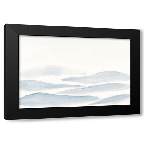 Many Grey Hills Black Modern Wood Framed Art Print with Double Matting by Lee, Judson