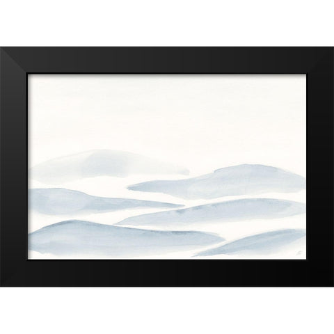 Many Grey Hills Black Modern Wood Framed Art Print by Lee, Judson