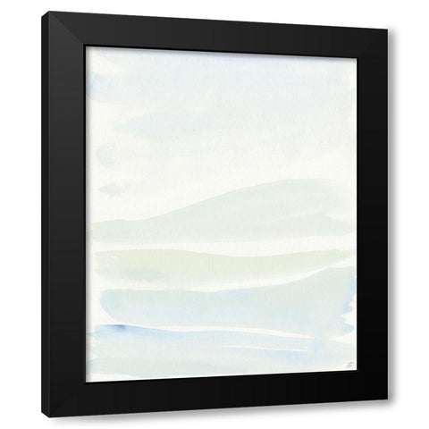 Many Yellow Hills Black Modern Wood Framed Art Print by Lee, Judson