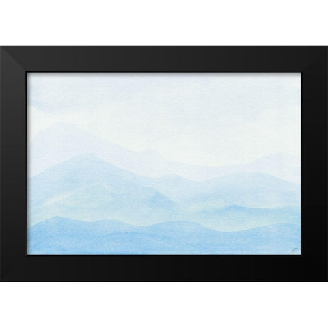 Soft Pastel Black Modern Wood Framed Art Print by Lee, Judson