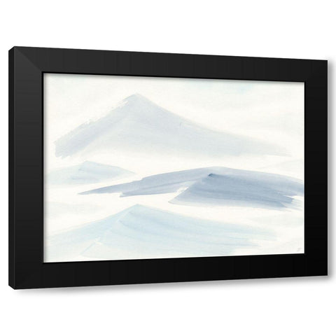 Distant Mountain Solo Black Modern Wood Framed Art Print with Double Matting by Lee, Judson